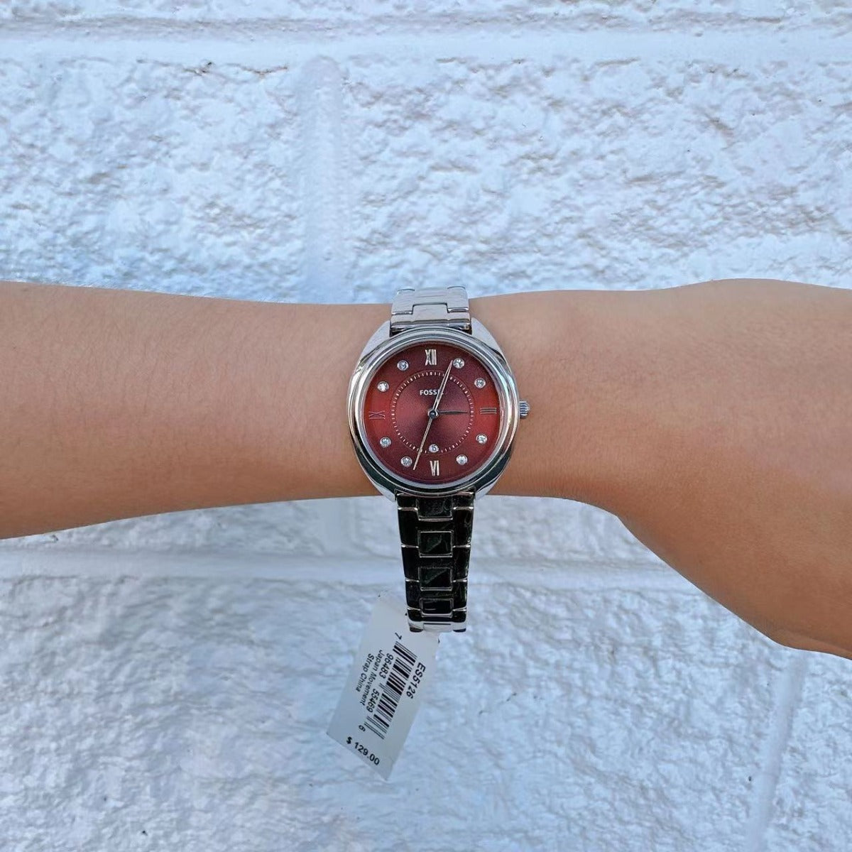 Fossil ES5126 Gabby Three-Hand Date Stainless Steel Watch Fossil ES5126 Gabby Three-Hand Date Stainless Steel Watch